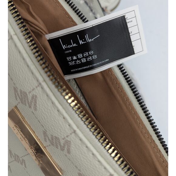 Nicole Miller Crossbody Shoulder Bag & Matching Coin Purse Set - Picture 7 of 13